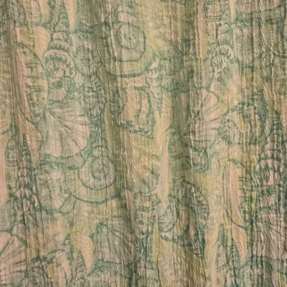 Vineyard Vines Aqua Green  Patterned Strapless Mini Dress - Picture 3 of 4